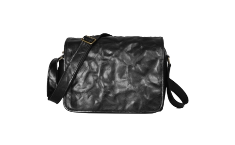 斜挎包男士邮差包单肩包大容量复古手抓纹油蜡皮植鞣2024新款时尚