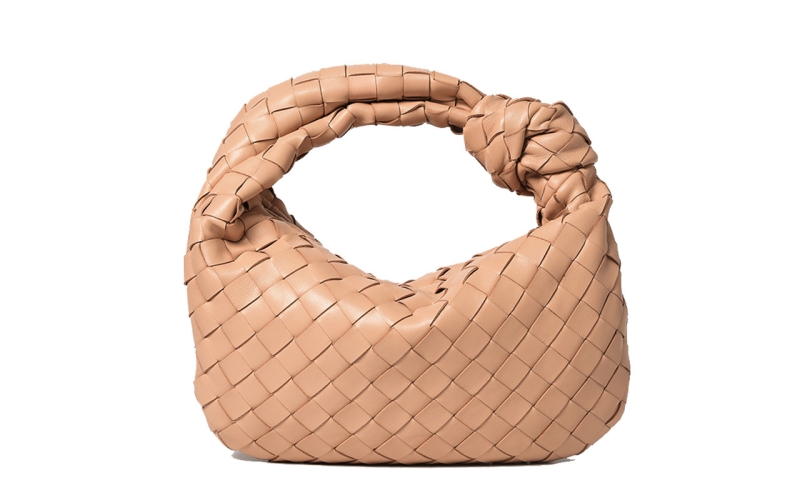 JIA BV包包女式腋下包hobo云朵包手提包牛角饺子编织女包迷你大号