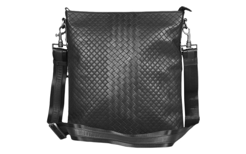 斜挎包男潮牌ins潮小包小背包真皮编织男包刺绣单肩包新款