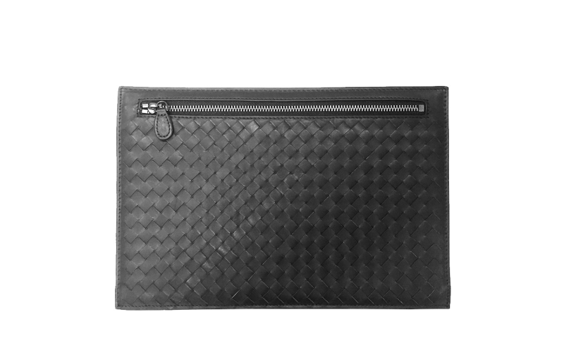 手拿包信封包男手包2019新款潮大容量超薄款女士时尚编织包