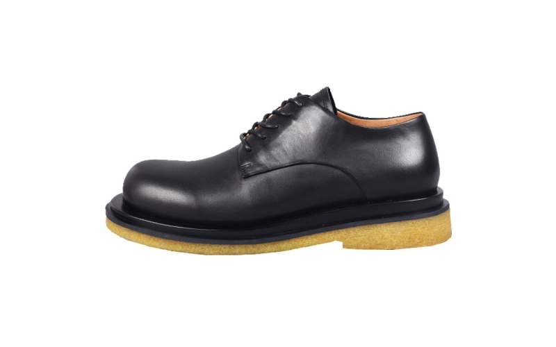 男鞋男士圆头皮鞋真皮德比鞋厚底大头外增高商务休闲个性潮