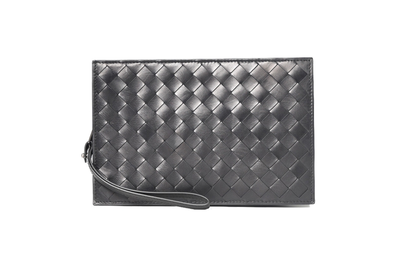 男士手双层拿包男手包夹包真皮大容量潮牌男包双拉链大容量