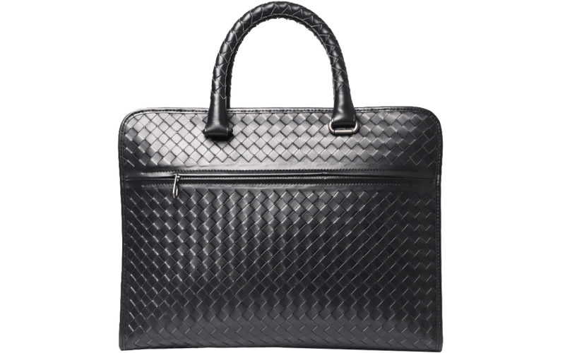 手提包男士公文包小号商务休闲真皮男包14寸笔记本电脑包潮