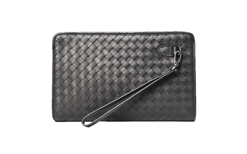 男士手包手拿包真皮男包手机包大容量商务休闲带腕带新款潮