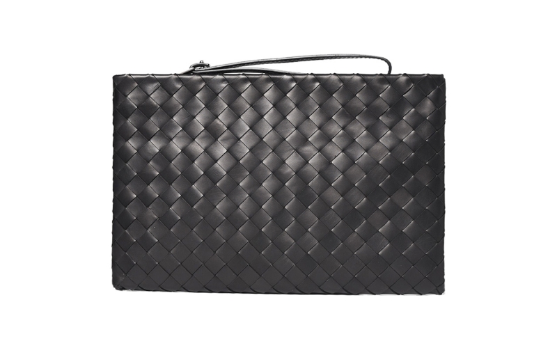 手拿包男真皮男士手包商务休闲信封包编织女大容量软皮新款