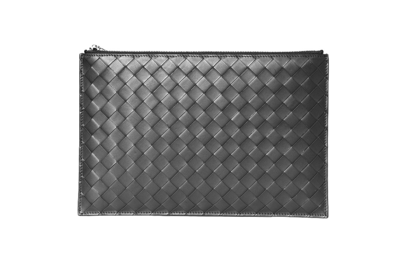 手拿包男士信封包收纳包超薄编织男包手包潮个性真皮新款