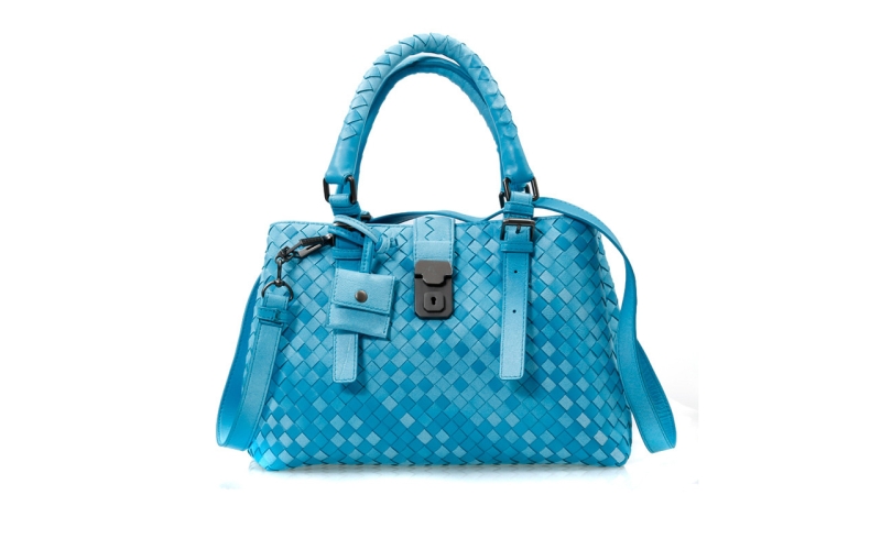 JIA BV手提包气质女神编织女包斜挎包羊皮真皮单肩包ins百搭大气