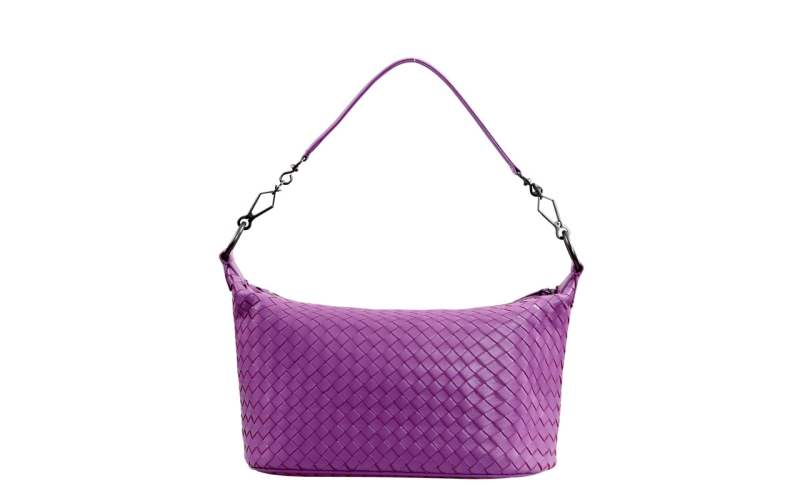 JIA BV女包小包包腋下包女新款百搭斜挎手提包手拎包时尚编织真皮