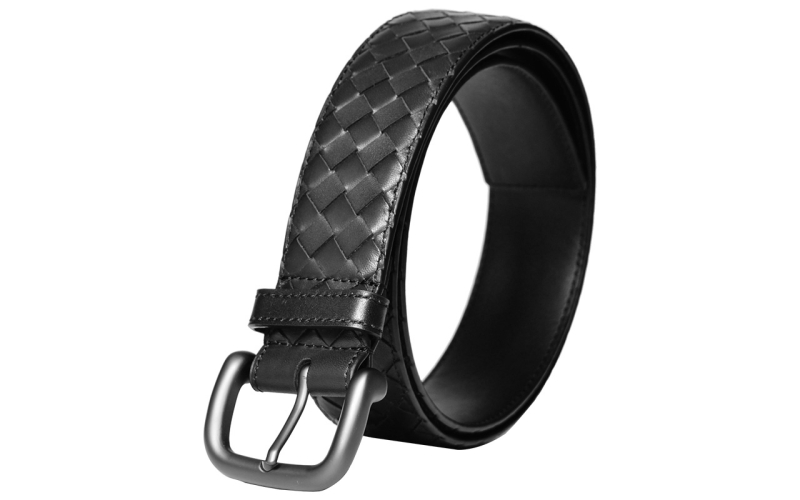 JIA BV皮带男士腰带女士真皮编织正品百搭简约潮纯牛皮青年年轻人