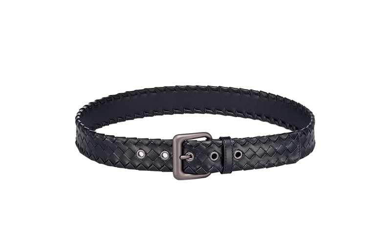 JIA BV皮带男士腰带高端真皮纯小牛皮编织个性潮人休闲青年正品