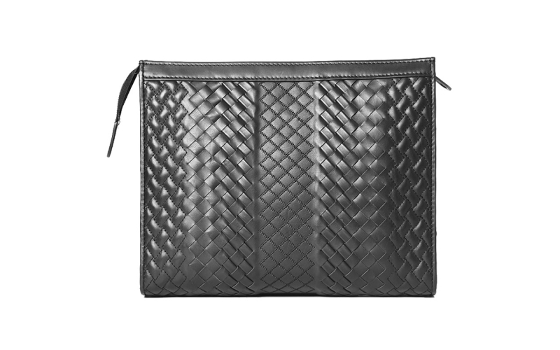 手拿包大容量信封包手抓包男款女士新款真皮编织手包手夹包