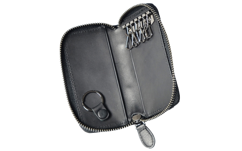 钥匙包男士女式收纳包真皮编织大容量简约家用通用车钥匙套