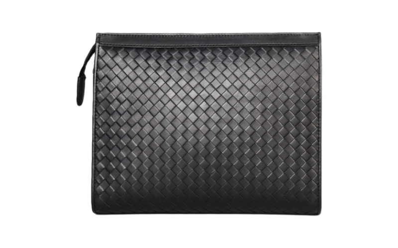 手拿包男真皮手包大容量女士气质2021新款真皮编织轻奢手夹