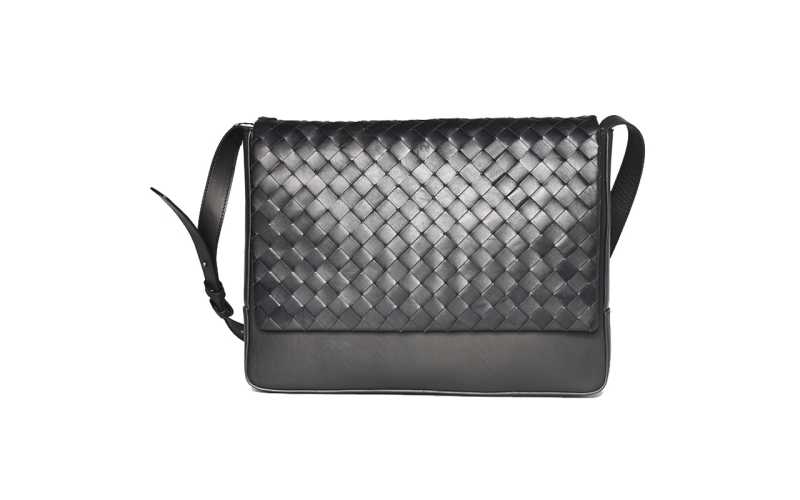 男包大容量单肩包男士编织男包真皮潮牌高品质新款2020欧美