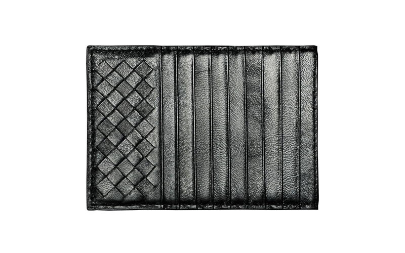 卡包女式男士超薄大容量多卡位真皮编织羊皮卡套简约个性