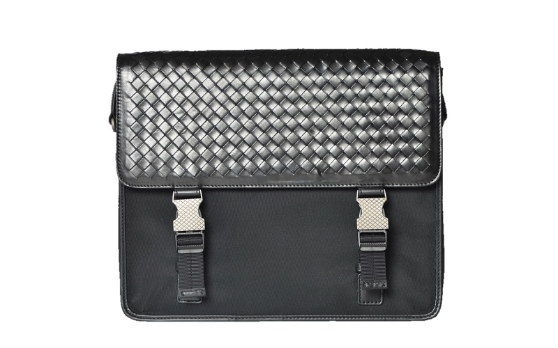 单肩包男士斜挎包男包2019新款胎牛皮编织真皮帆布邮差包潮