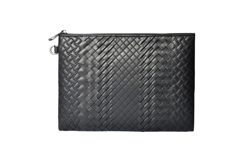 手拿包新款2019时尚气质手包真皮编织刺绣男士手抓包潮包女