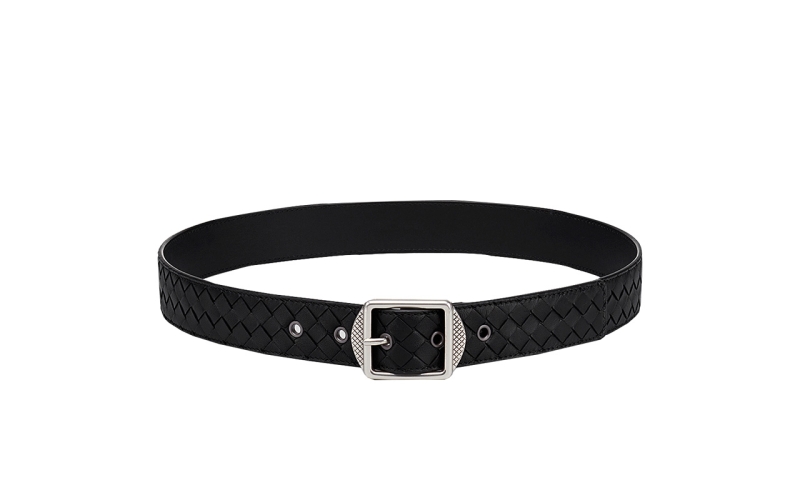 JIA BV皮带男编织男式腰带年轻人真皮纯牛皮韩版百搭简约时尚潮人