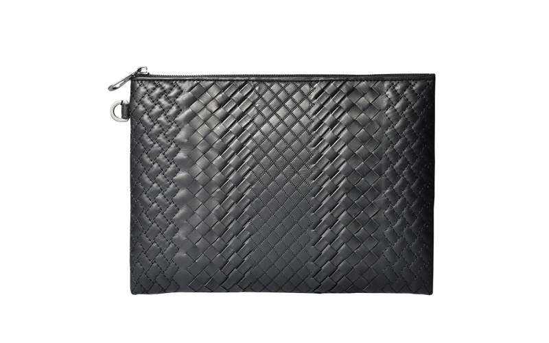 手包质男士手拿包女2019个性潮牌真皮软皮小包手腕带编织包