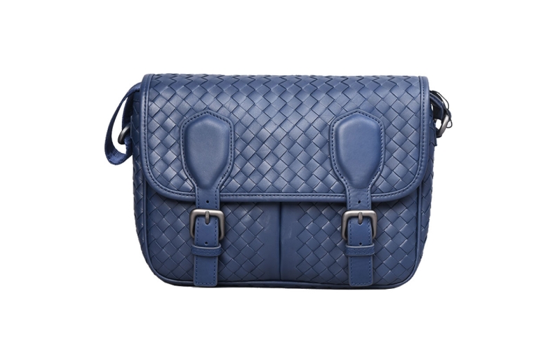 邮差包真皮编织男包单肩包女士斜挎包中性小号迷你小包包潮