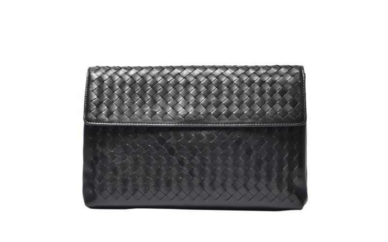 手拿包男士手包2018新款时尚潮版真皮胎牛软皮编织大容量女