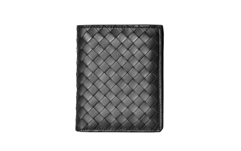 男士钱包新款短款编织真皮横竖款定制刻字生日礼物青年对折