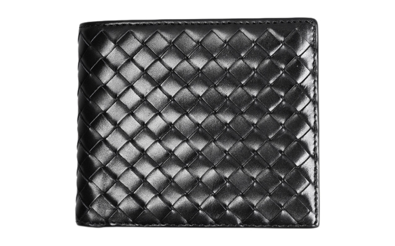 钱包男士轻奢胎牛皮手工编织软牛皮短款钱夹小众设计新款