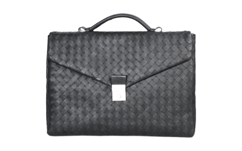 男士公文包女商务简约真皮编织男包大容量手提包欧洲站新款