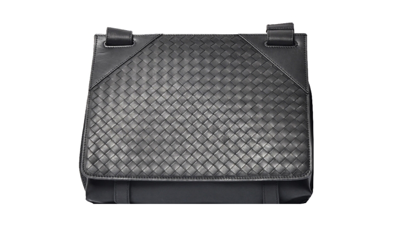 品质男包斜挎包单肩包编织包新款牛皮真皮时尚休闲软皮潮牌