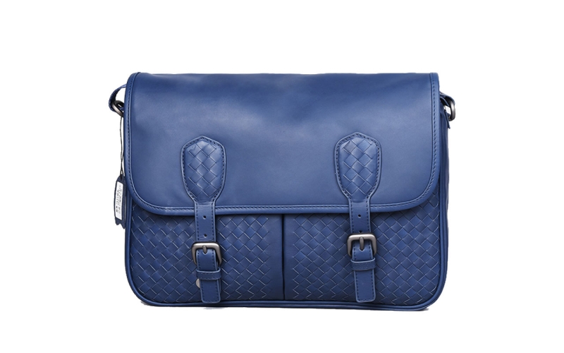 包包男款编织男包真皮单肩包斜挎包大容量潮牌邮差包大背包