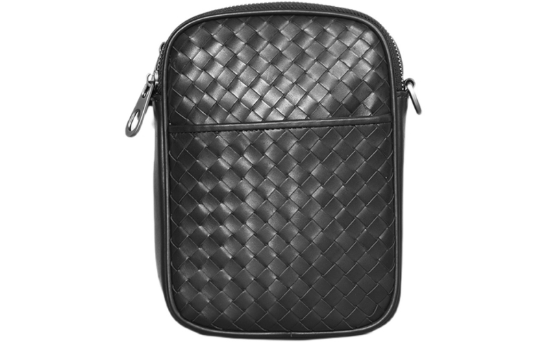 手机包迷你小包包2021新款斜挎包真皮编织男包单肩包女潮牌