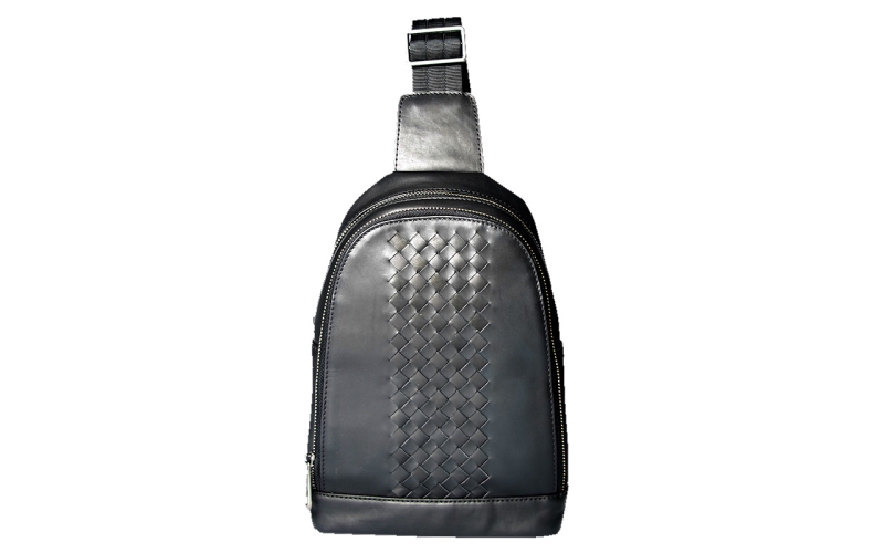 小胸包男潮牌真皮ins超火街头潮流嘻哈小号男包个性斜挎包