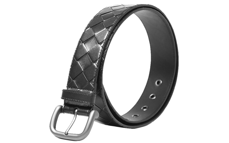 皮带男真皮编织男士腰带潮工装裤韩版个性潮人潮牌高档休闲