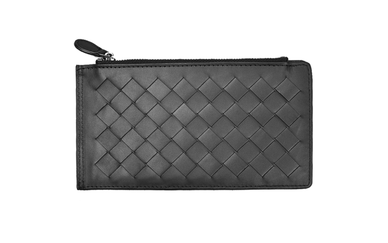 大容量男式多卡位卡包女士2022新款钱包卡套精致编织真皮高级感