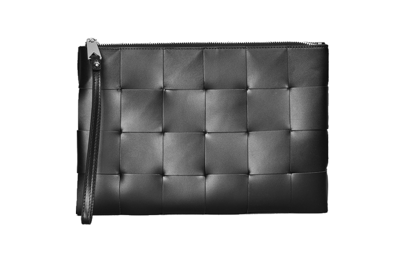 信封包高级感男士手包手拿包真皮大格编织手抓包IPAD包腋下夹包