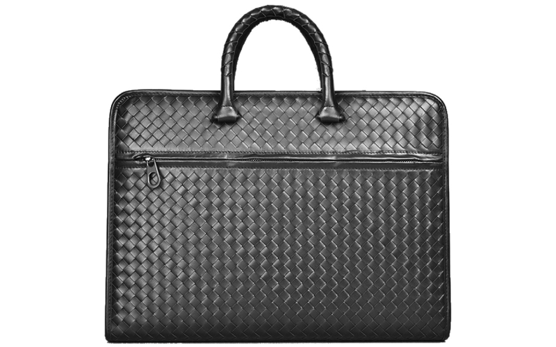 编织男包公文包男手提包男士商务包包大容量装14寸15寸16寸笔记本