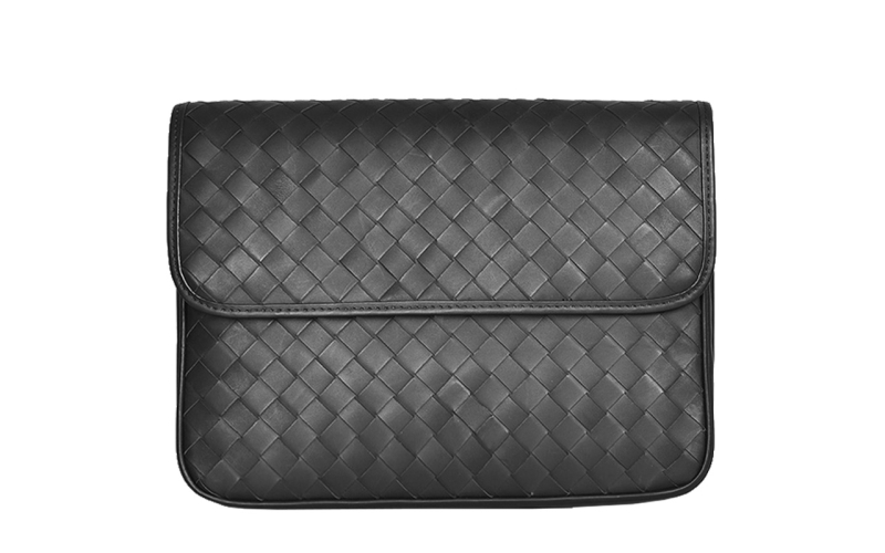 男士包包单肩斜挎包大号包盖拉链编织男包潮牌2022新款挎包品牌