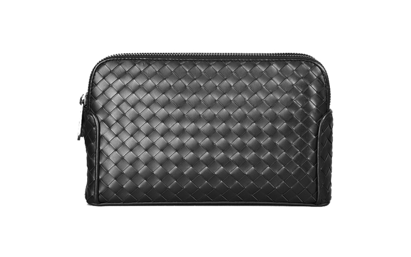 男士手拿包男款夹包真皮手包新款编织男包手腕包钱包香烟手机包小