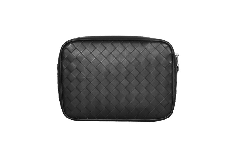 手包男真皮2021年新款编织男包时尚夹包大容量商务软皮奢侈