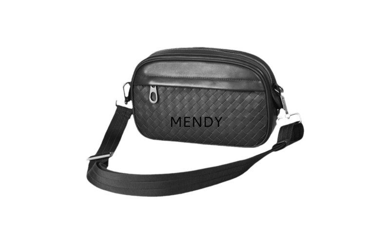 男士斜挎包小包高端时尚品牌编织男包真皮外出便携小包轻便包新款