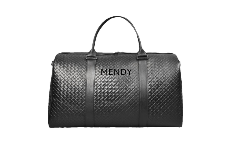 男女款手提包行李袋旅行包大容量真皮编织纹头层牛皮轻便健身包潮