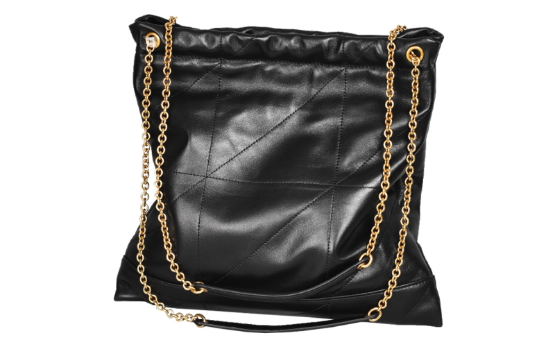 流浪包垃圾袋包包女链条菱格小香托特包无标羊皮香奶奶腋下单肩包