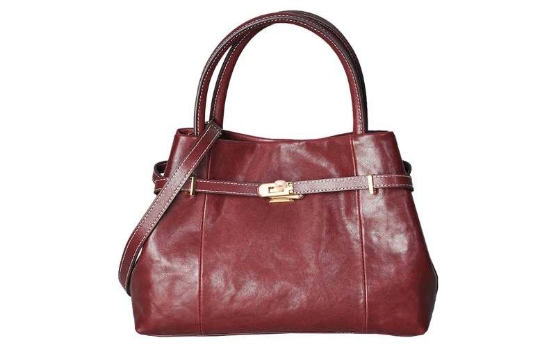 斜挎包包女式2024新款单肩手提包轻奢小众高级感头层植鞣革牛皮包