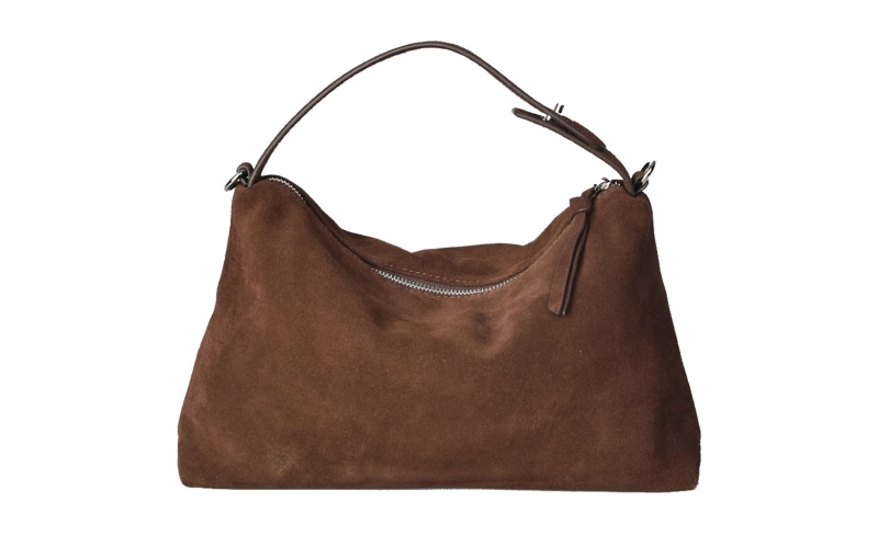 包包女式2024新款斜挎包手拿包麂绒反绒牛皮磨砂今年流行爆款女包