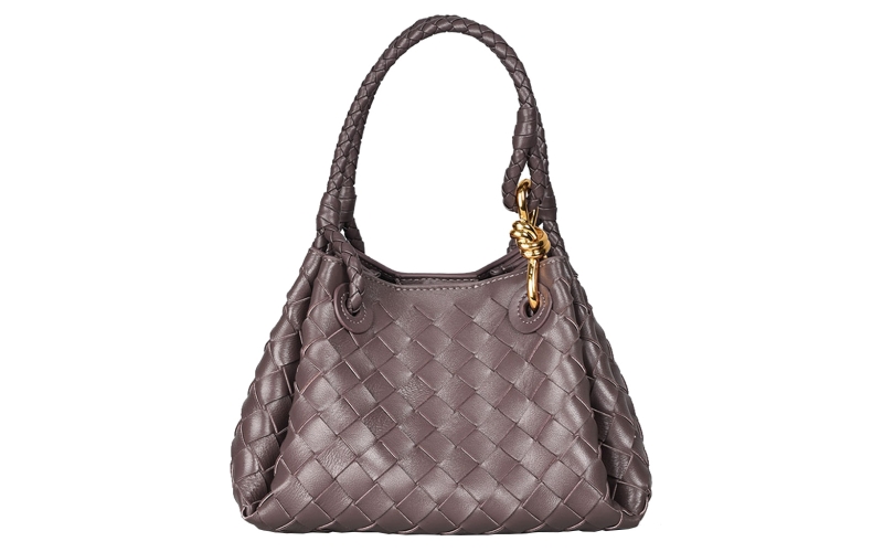 编织包包女式2024新款手提包小号降落伞包菜篮子包真皮单肩斜挎包