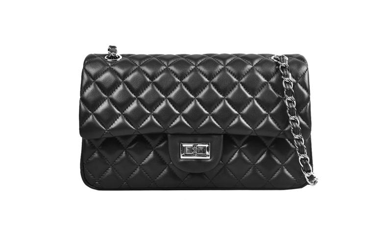 斜挎包菱格链条包小香包包真皮女包小方包质感绵软皮经典2024新款