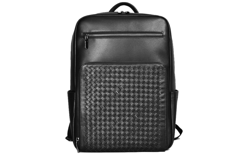 通勤男包真皮双肩包男士商务休闲背包大容量电脑包多隔层多功能