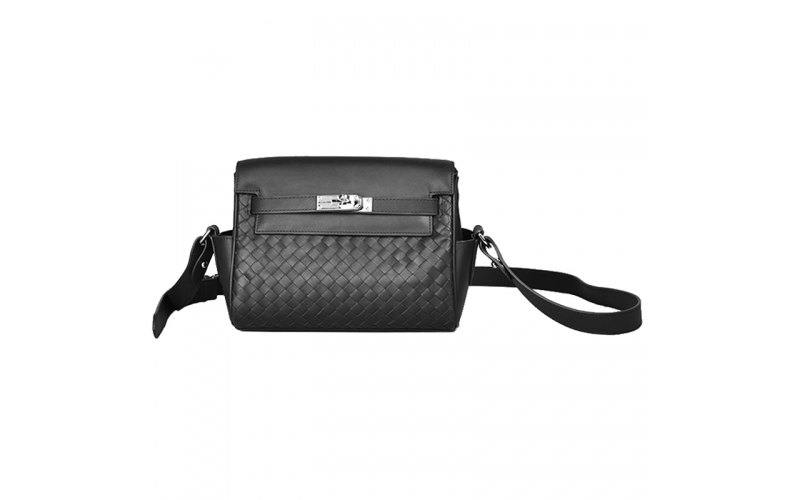 Unisex Small Shoulder Bag Fashion Sensory Leather Woven Love Horse Design New 024 Customer Bag Men