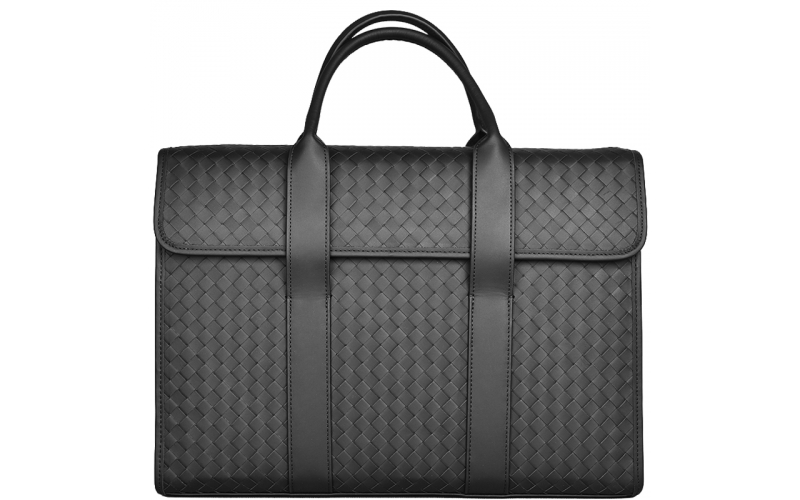 Handbag menu men's document bag business high -level high -end high -end design large -capacity computer lawyer female commute bag